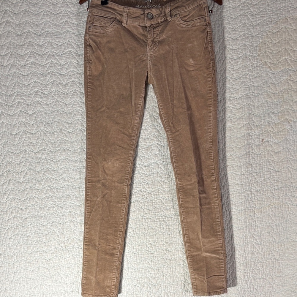 Maurices Light Brown Skinny Pants